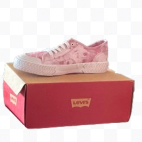 Levi's sneakers! Sz 7.5, pink tie dyed, skate shoe, old school! Runs big!​​ - Picture 10 of 12